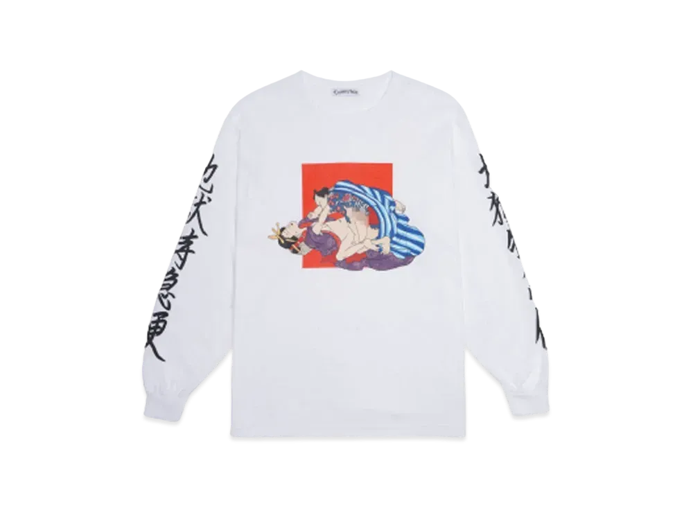 F-LAGSTUF-F "地獄特急便"L/S Tee "WHITE"