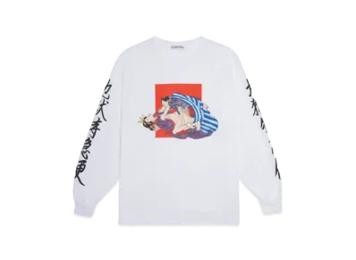 F-LAGSTUF-F "地獄特急便"L/S Tee "WHITE"