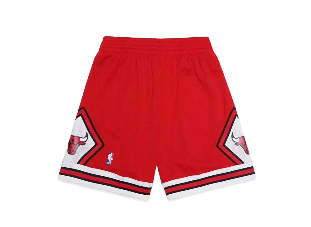 Mitchell&Ness NBA SWINGMAN ROAD SHORTS BULLS 97-98 "RED"