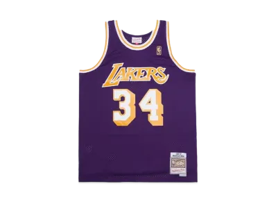 Mitchell&Ness NBA SWINGMAN ROAD JERSEY LAKERS 96 SHAQUILLE O'NEAL "PURPLE"