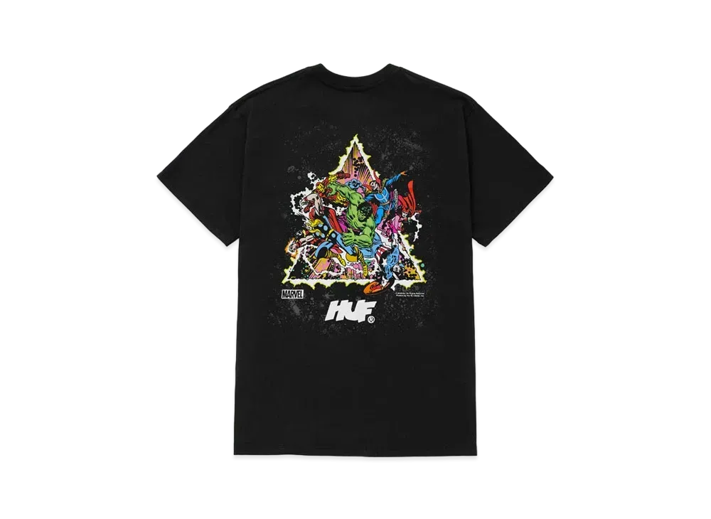 HUF x Avengers Cosmic Assemblage Tee "Black"
