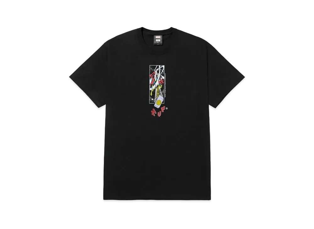 HUF x Avengers Hammer Time Tee "Black"