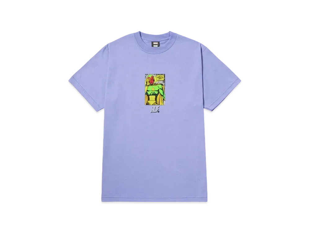 HUF x Avengers Sad Android Tee "Vintage violet"