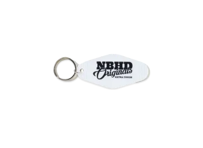 NEIGHBORHOOD Motel Type Key Tag-1 "White"