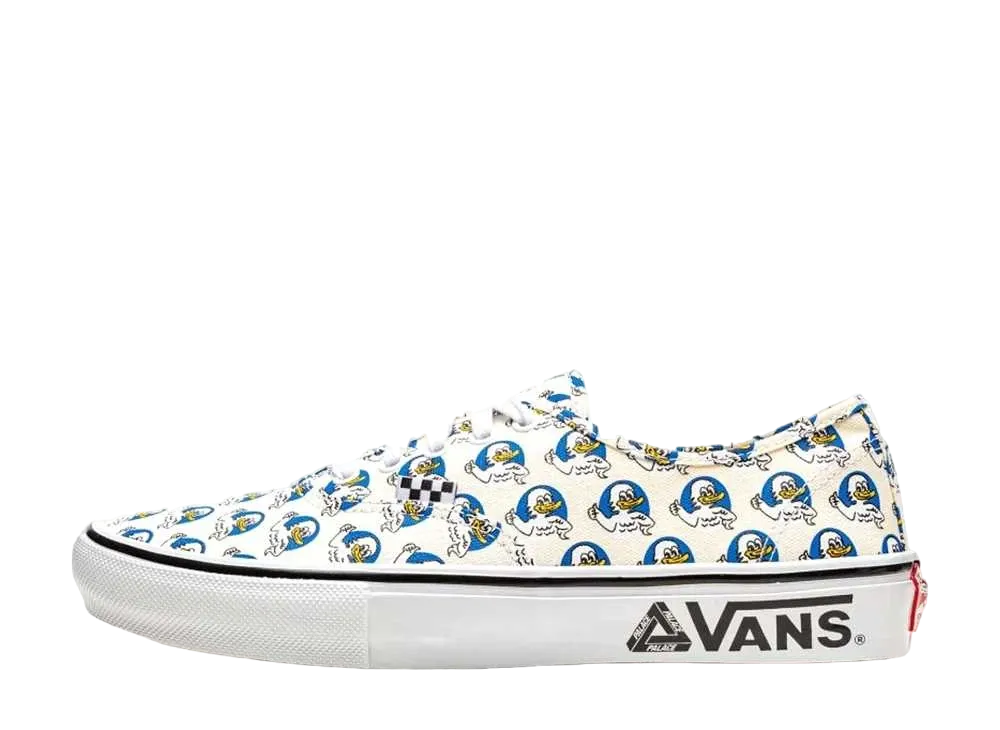 Palace × Vans Skate Authentic Jeremy the Duck "Classic White"