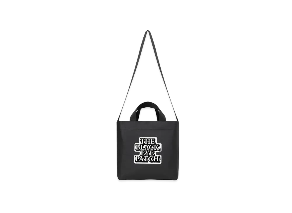 Black Eye Patch OG Label PVC Shoulder Bag "Black"