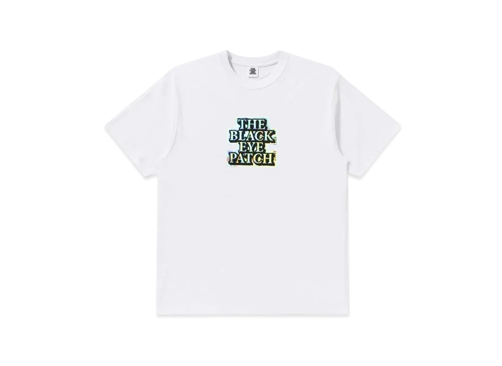 Black Eye Patch OG Label Hologram Tee "White"