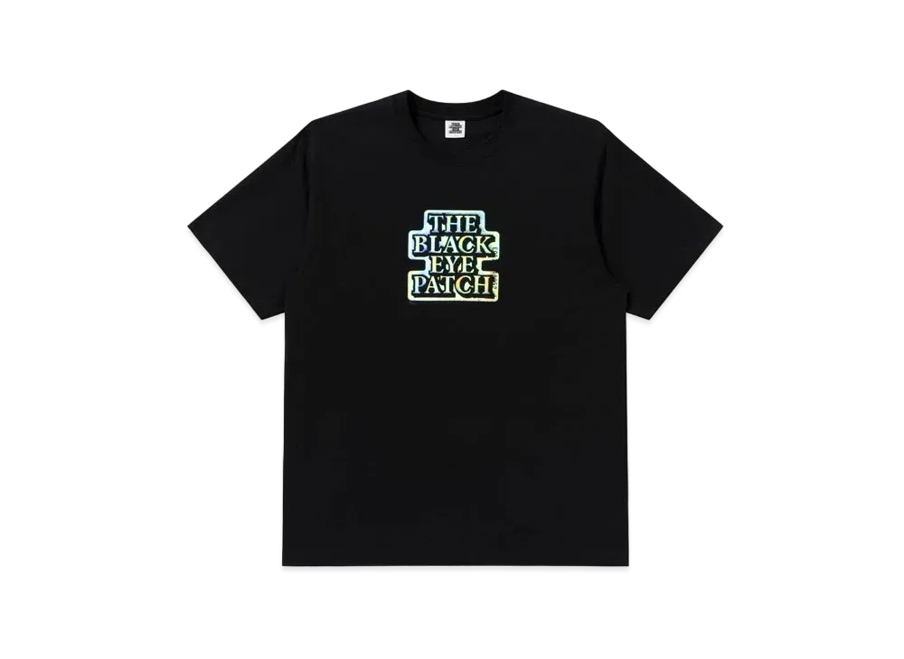 Black Eye Patch OG Label Hologram Tee "Black"