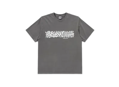 Black Eye Patch Hibiscus Tee "Charcoal"