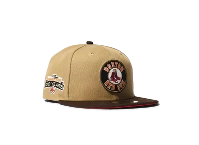 NEW ERA BOSTON RED SOX FENWAY PARK 100 YEARS 59FIFTY "KHAKIxBURNT"