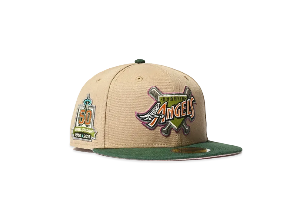 NEW ERA ANAHEIM ANGELS 50TH ANV 59FIFTY "CAMELxPINE"