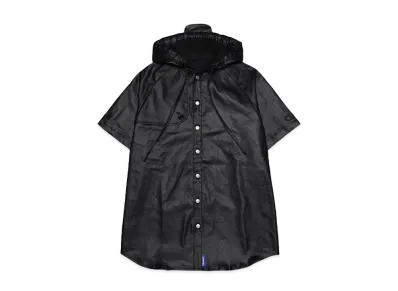 WANNA ECO LEATHER Hooded sharlock shirts s/s "BLACK"