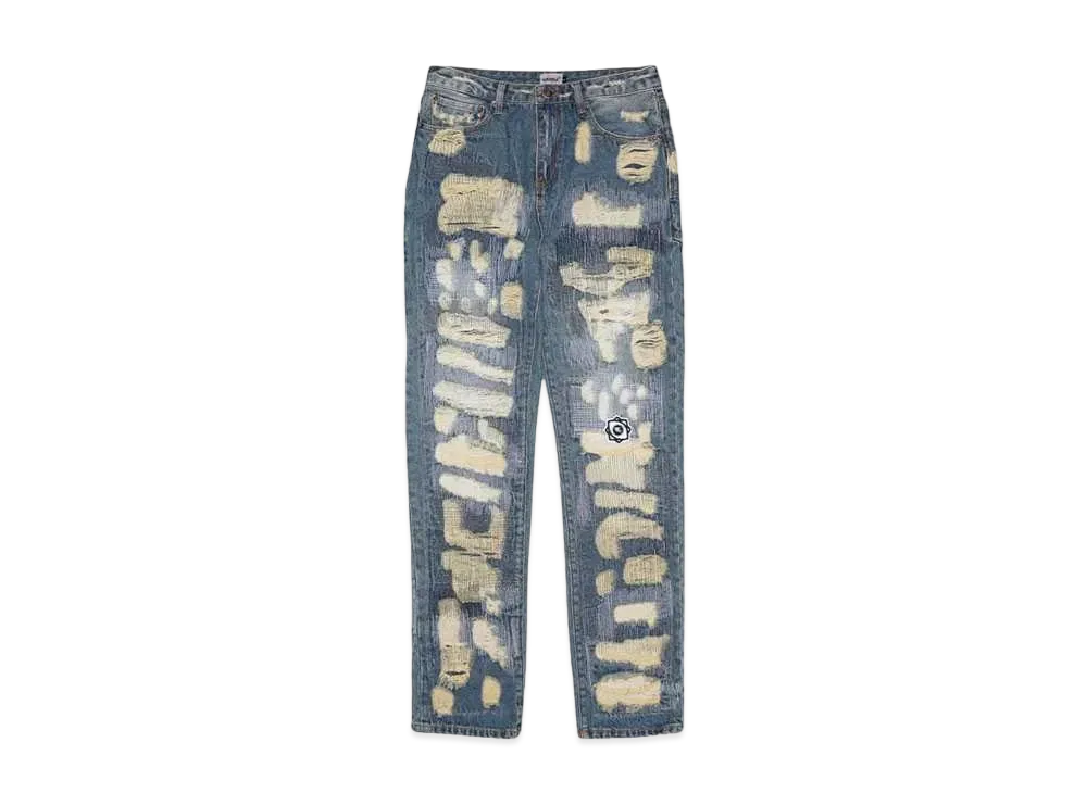 WANNA L.F.S.E 55 Distressed JEANS "INDIGO"