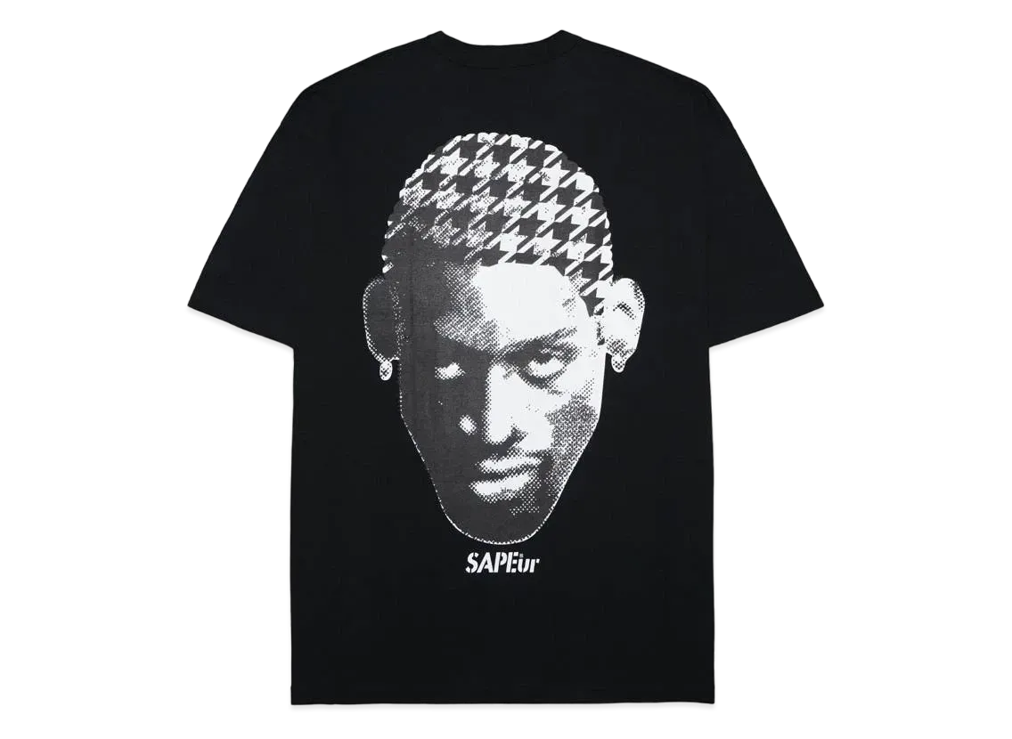 サプール ハウンズ トゥース ヘッド S/S Tシャツ "ブラック"