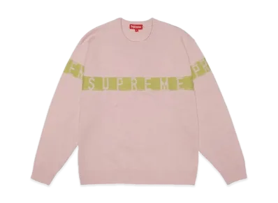 Supreme Inside Out Logo Sweater "Pink"