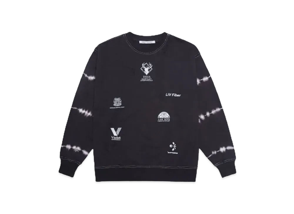 Children of the discordance INTERVENTIONS CN DAMAGE SWEAT SHIRT "GRAY"