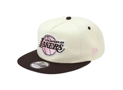 NEW ERA x THE CAP The Golfer Snapback Los Angeles Lakers "Ivory"