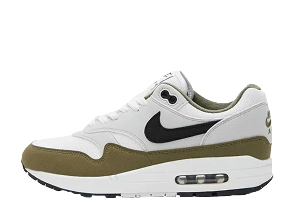 Nike Air Max 1 "White/Black/Pure Platinum/Medium Olive"