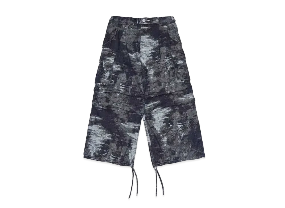 TAAKK DENIM CARGO PANTS "ONE WASH"