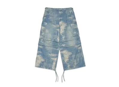 TAAKK DENIM CARGO PANTS "BLEACH"