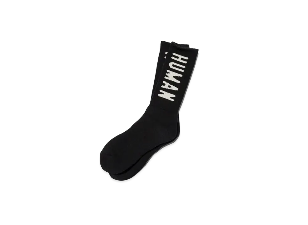 HUMAN MADE HM Logo Socks "Black"