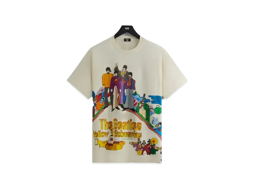 Kith x The Beatles Yellow Submarine Vintage Tee "Sandrift"