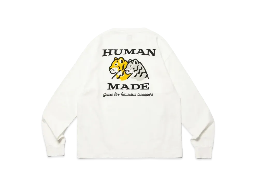 HUMAN MADE Graphic L/S T-Shirt #1 "White"