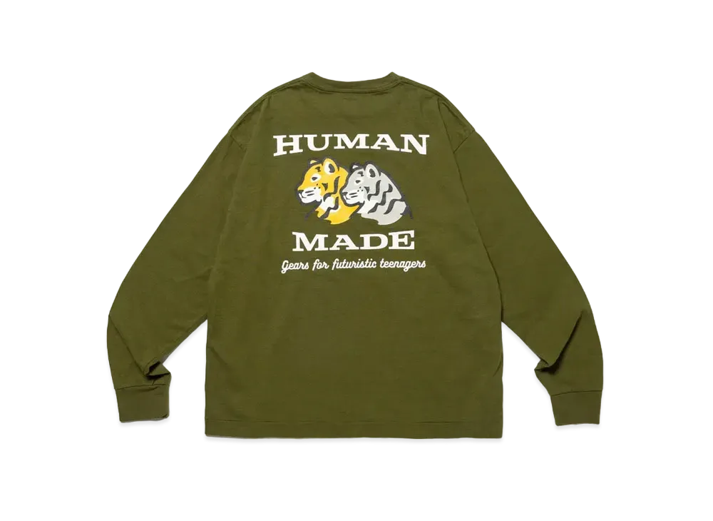 HUMAN MADE Graphic L/S T-Shirt #1 "Olive Drab"