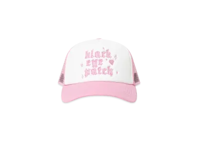 Black Eye Patch Diamond Dreams Mesh Cap "Pink"