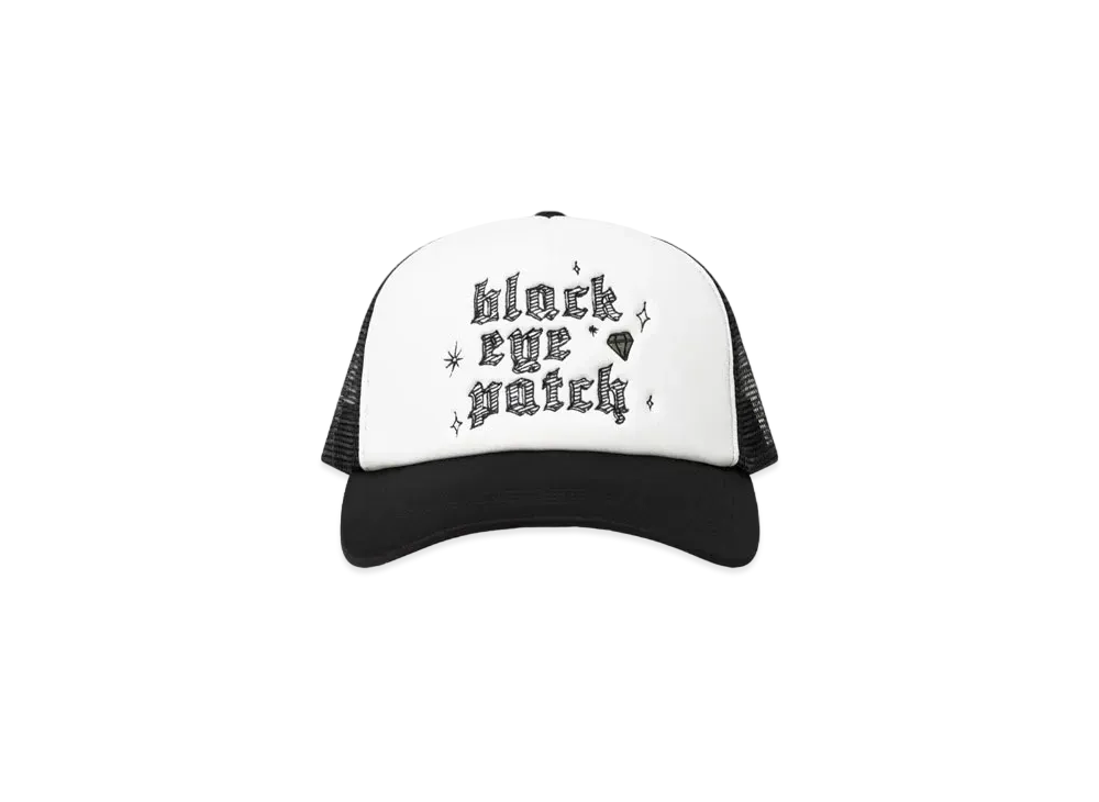 Black Eye Patch Diamond Dreams Mesh Cap "Black"