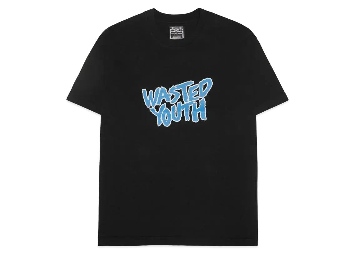 Wasted Youth T-Shirt#5 "Black" / VERDY