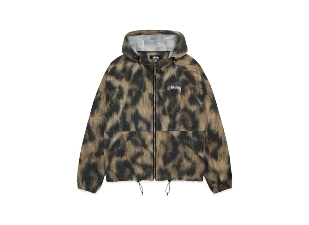Stussy Beach Shell Fur Print "Brown"