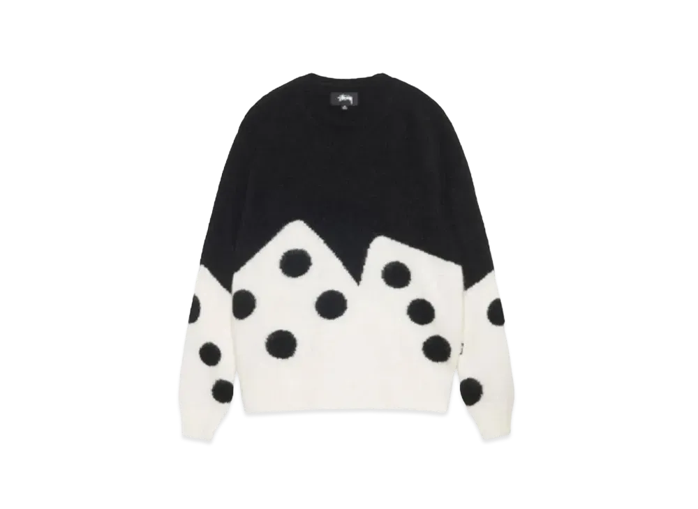 Stussy Dice Fuzzy Crew "Black"
