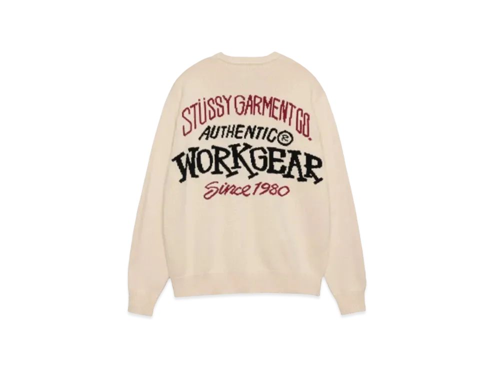 Stussy Authentic Workgear Sweater "Natural"