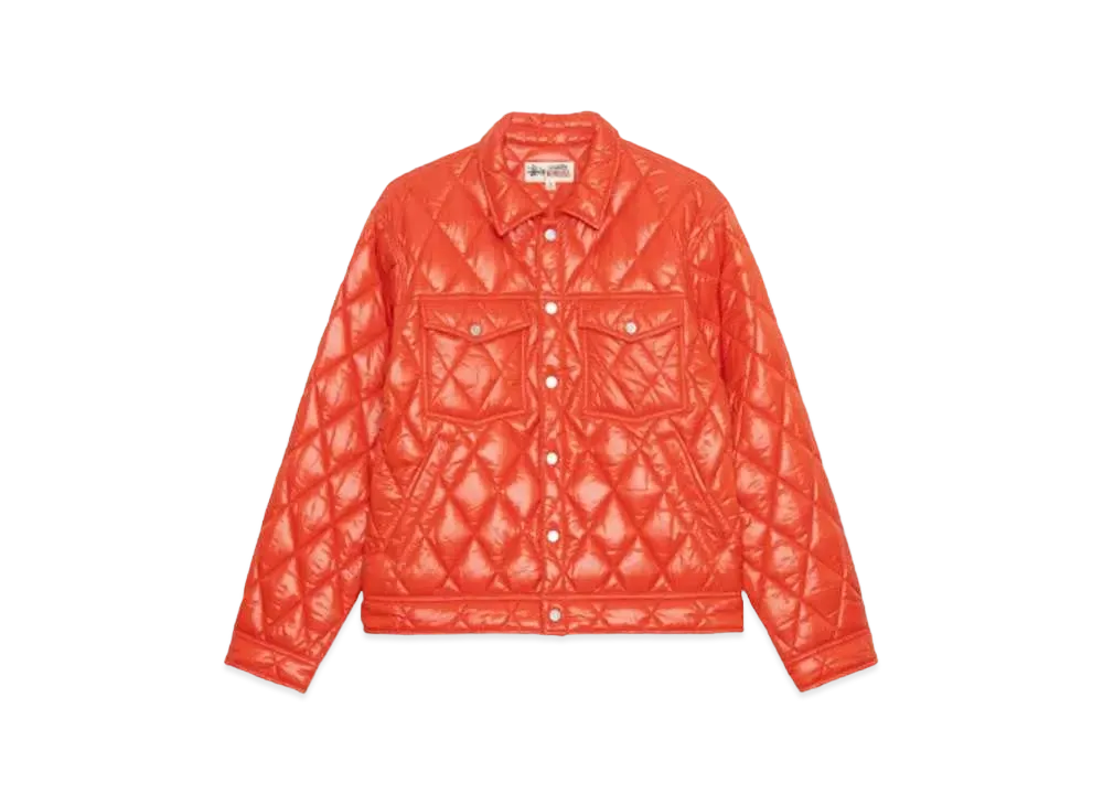 Stussy Ranch Jacket Quilted Nylon "Persimmon"