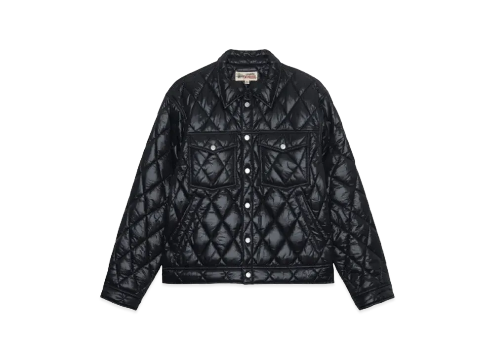 Stussy Ranch Jacket Quilted Nylon "Black"