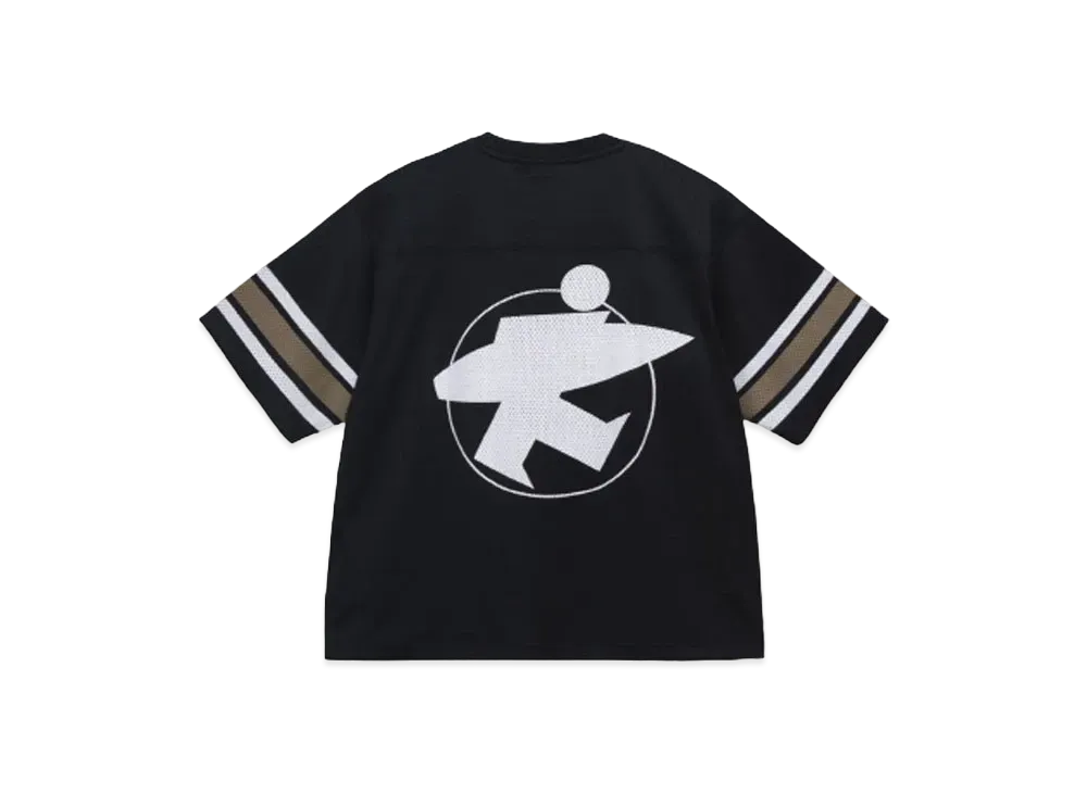 Stussy Surman Mesh Football Jersey "Black"