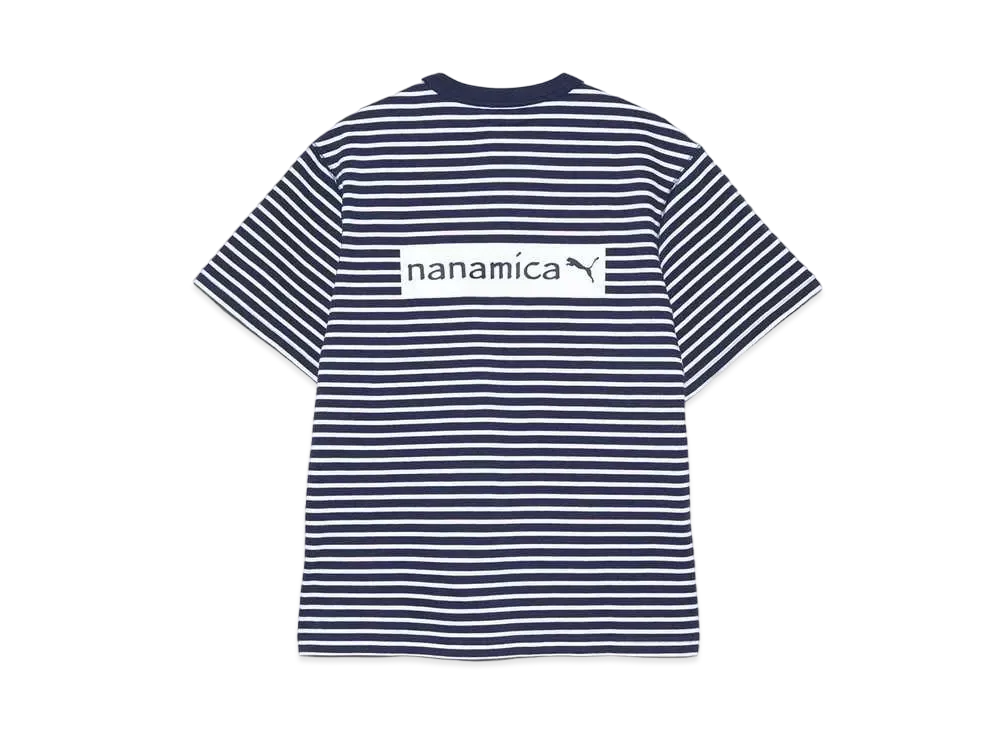 nanamica x PUMA PM-Striped Tee "Puma Navy"