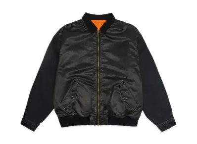 Supreme Denim Sleeve Ma-1 "Black"