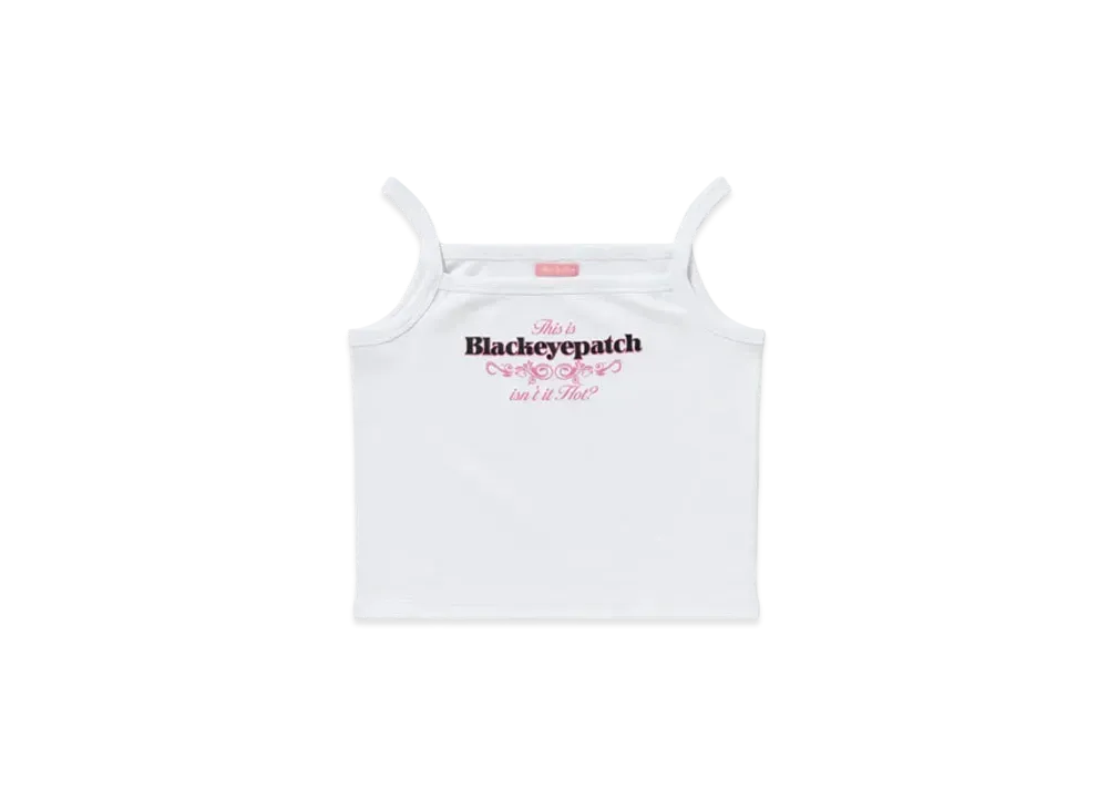 Blackeyepatch This Is BEP Cropped Camisole "White"