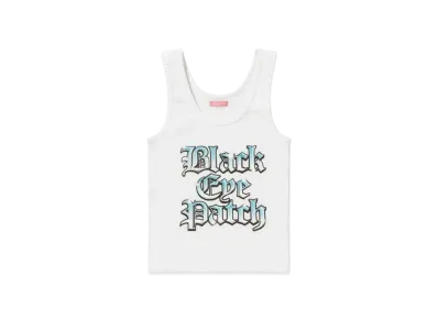 Blackeyepatch Blackletter Airbrush Tank "White"
