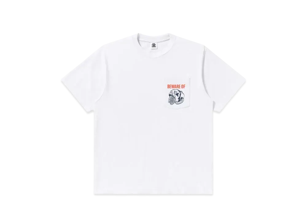 Blackeyepatch Beware Of BEP Pocket Tee "White"