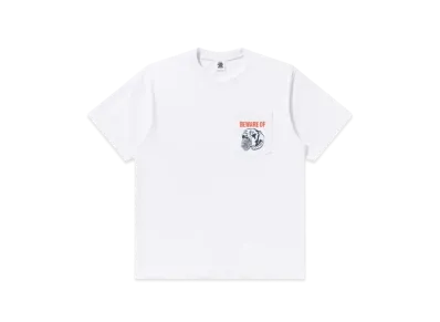 Blackeyepatch Beware Of BEP Pocket Tee "White"