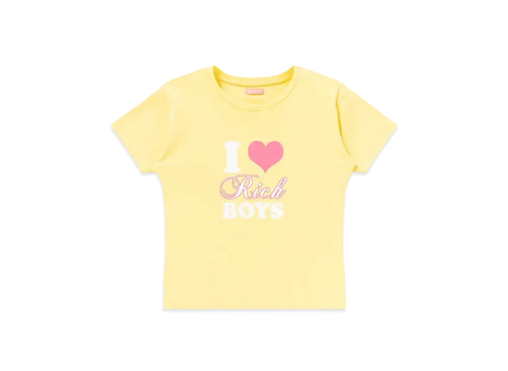 Blackeyepatch Rich Boys Baby Tee "yellow"