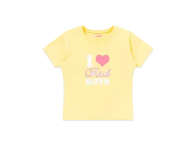 Blackeyepatch Rich Boys Baby Tee "yellow"