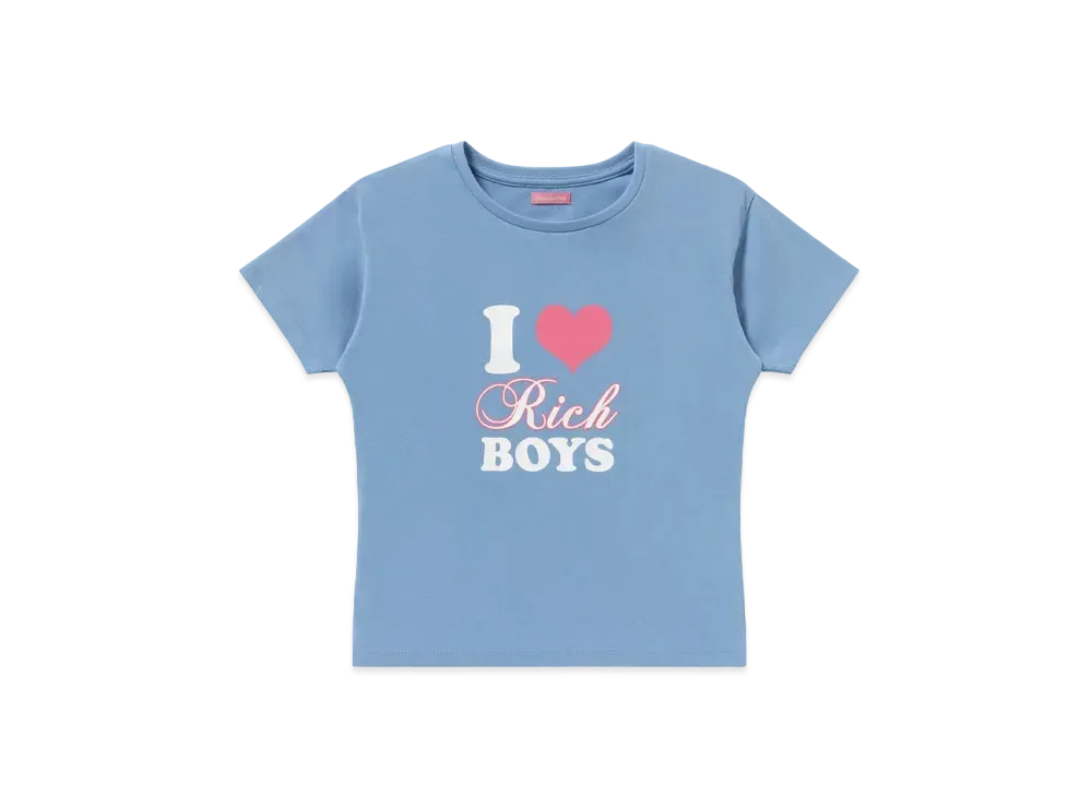 Blackeyepatch Rich Boys Baby Tee "Blue"