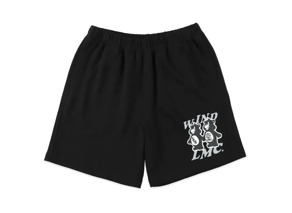 WIND AND SEA x LMC Two Bears Shorts "Black"