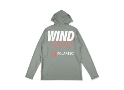 WIND AND SEA Polartec Power Dry Hoodie "Sage Green"