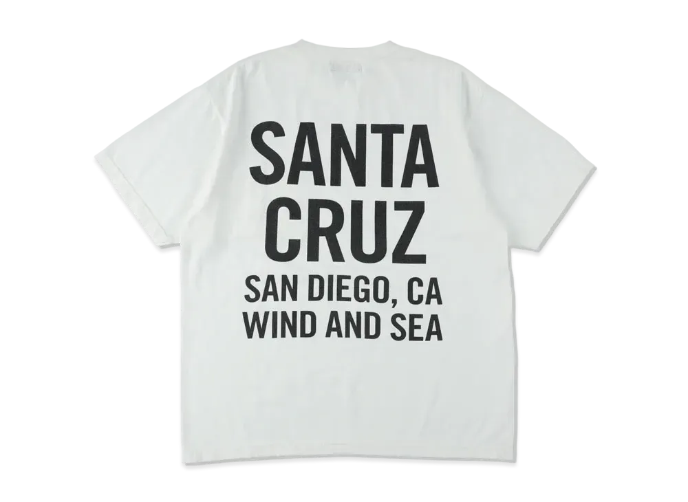 WIND AND SEA SD Santacruz S/S Pocket Tee "White"