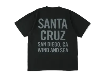 WIND AND SEA SD Santacruz S/S Pocket Tee "Black"